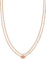 Necklace Emilie Multi Strand RSG Sand Drusy