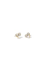 KATY HEART STUD EARRINGS