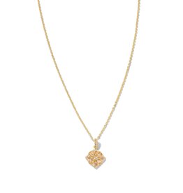 Dira Crystal Necklace Gold/White