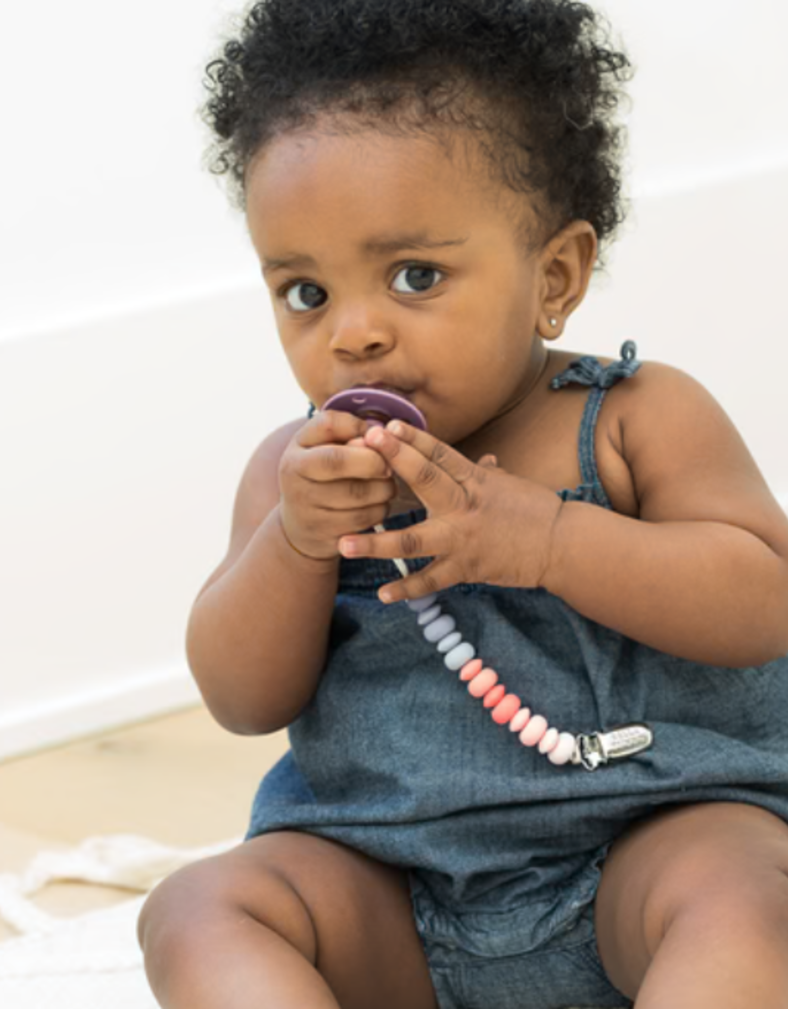 Pacifier Clip Girl Multi