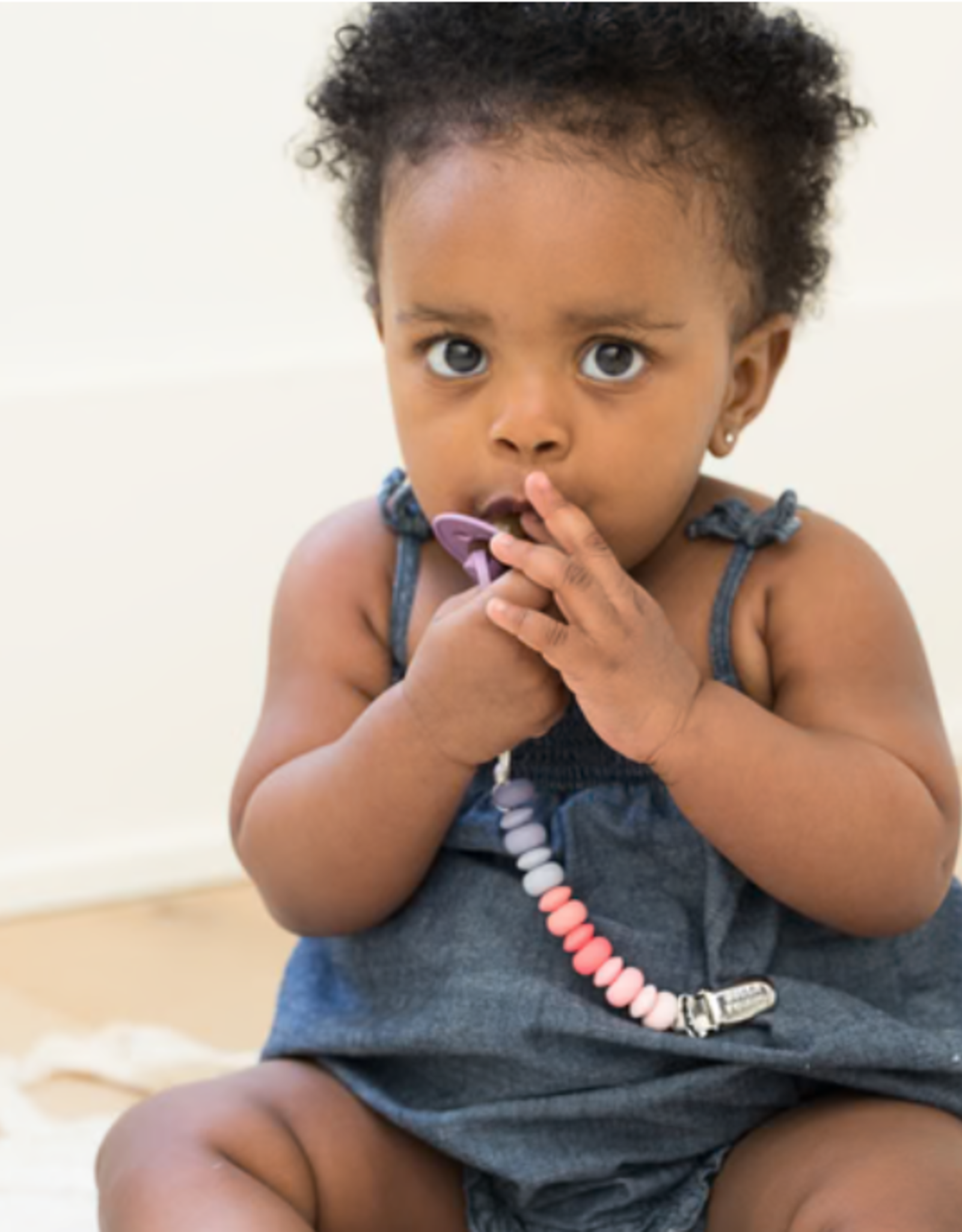 Pacifier Clip Girl Multi