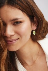 Earring Lee Gold Dichroic Glass