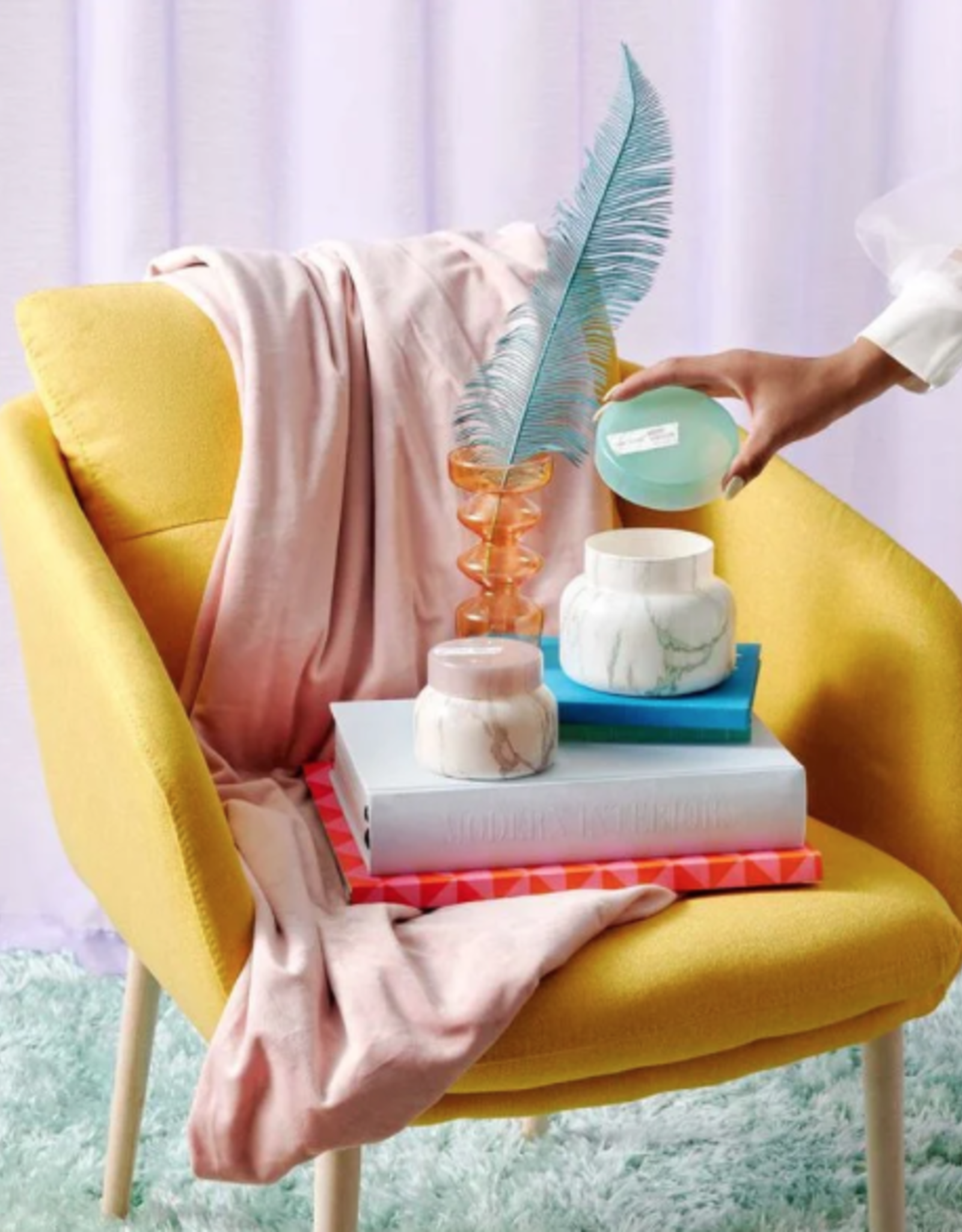 Candle 8 Mod Marble Coconut Santal