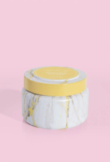 Candle 8.5 Travel Tin Mod Marble Pineapple Flower