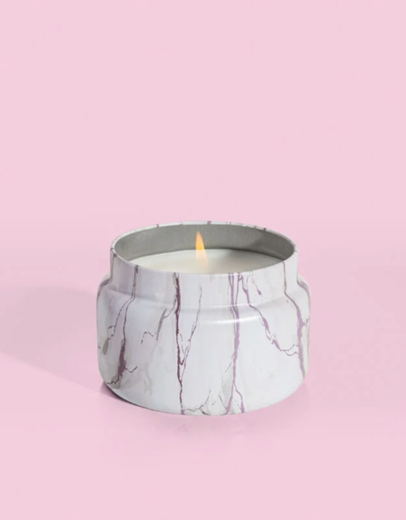 Candle 8.5 Travel Tin Mod Marble Aloha Orchid