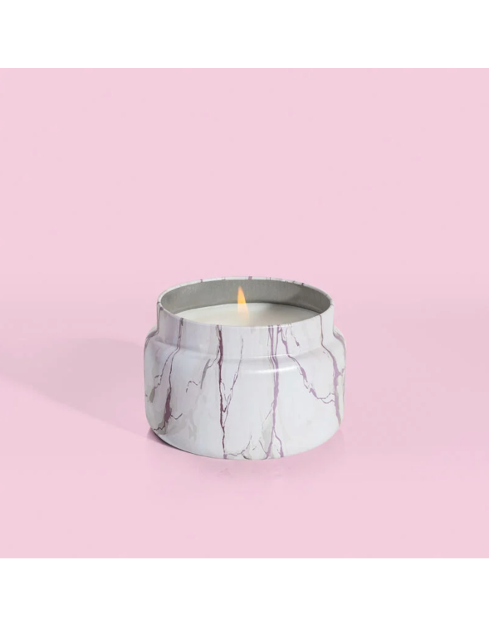 Candle 8.5 Travel Tin Mod Marble Aloha Orchid