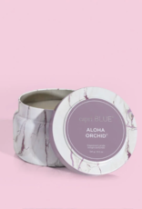 Candle 8.5 Travel Tin Mod Marble Aloha Orchid
