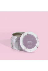 Candle 8.5 Travel Tin Mod Marble Aloha Orchid