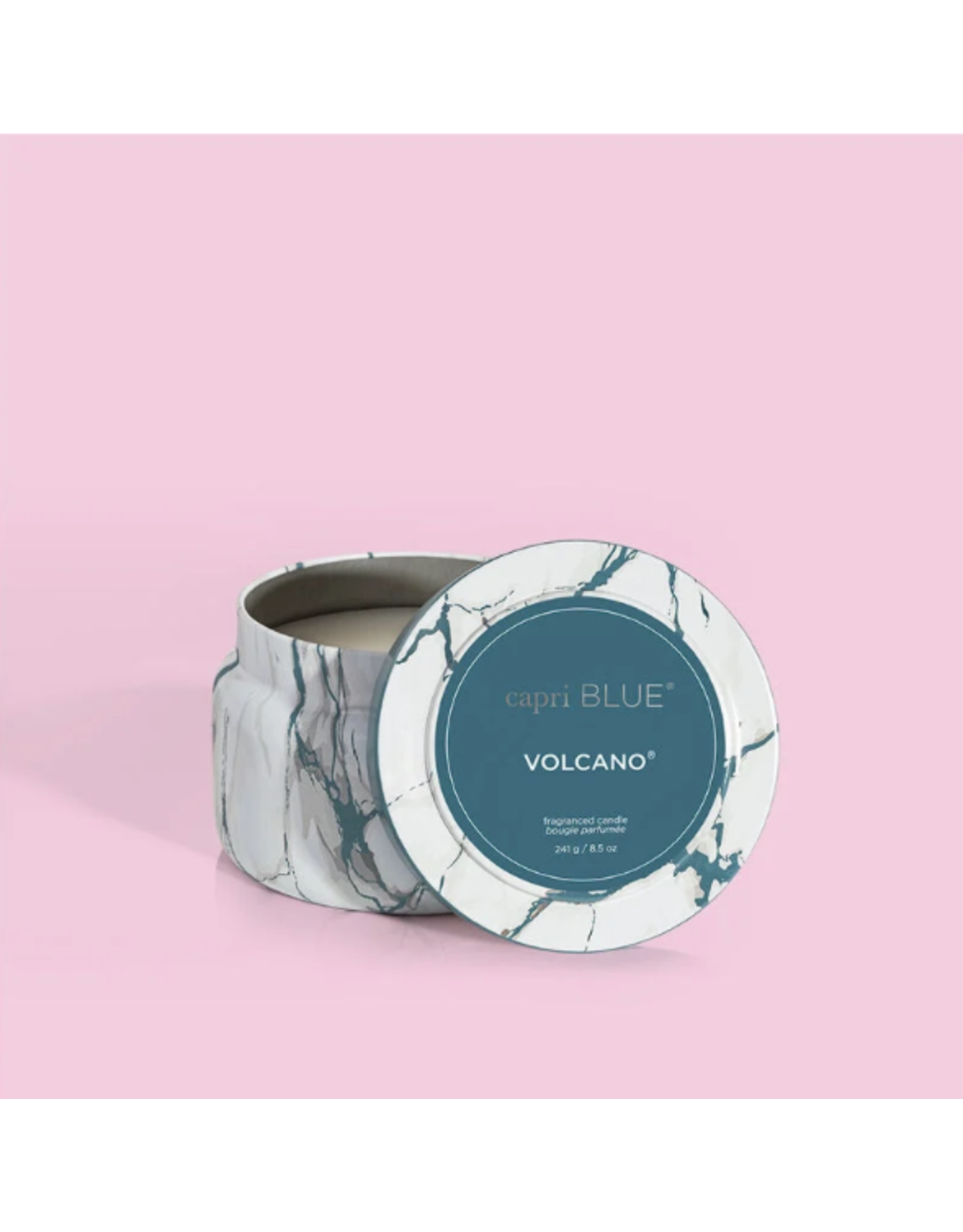 Candle 8.5 Travel Tin Mod Marble Volcano