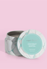 Candle 8.5 Travel Tin Mod Marble Coconut Santal
