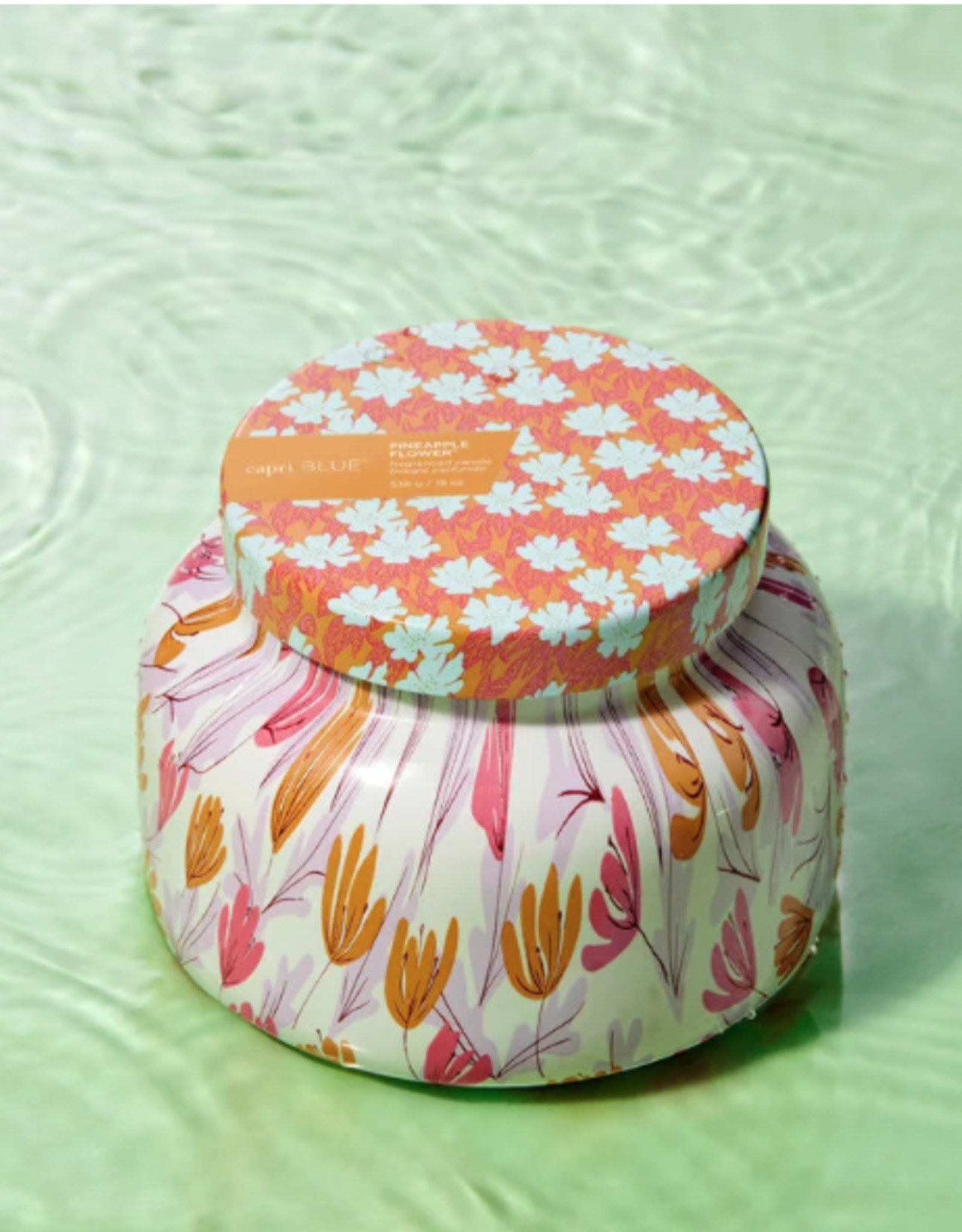 Candle 19oz Pattern Play Pineapple Flower