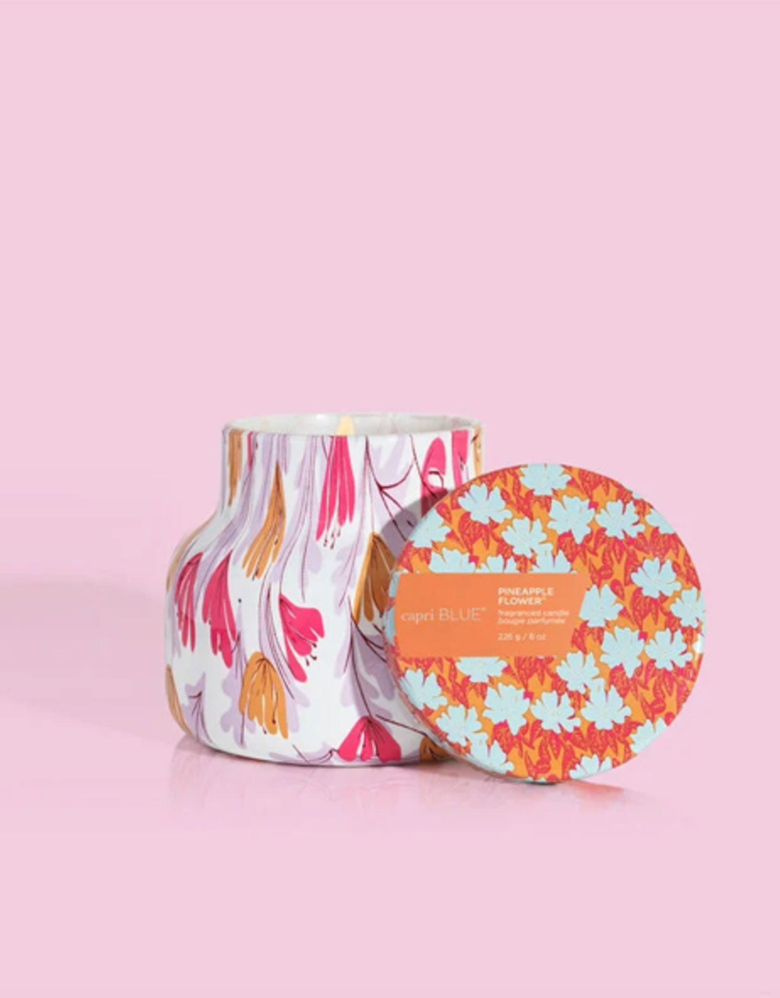 Candle Pattern Play 8oz Pineapple Flower