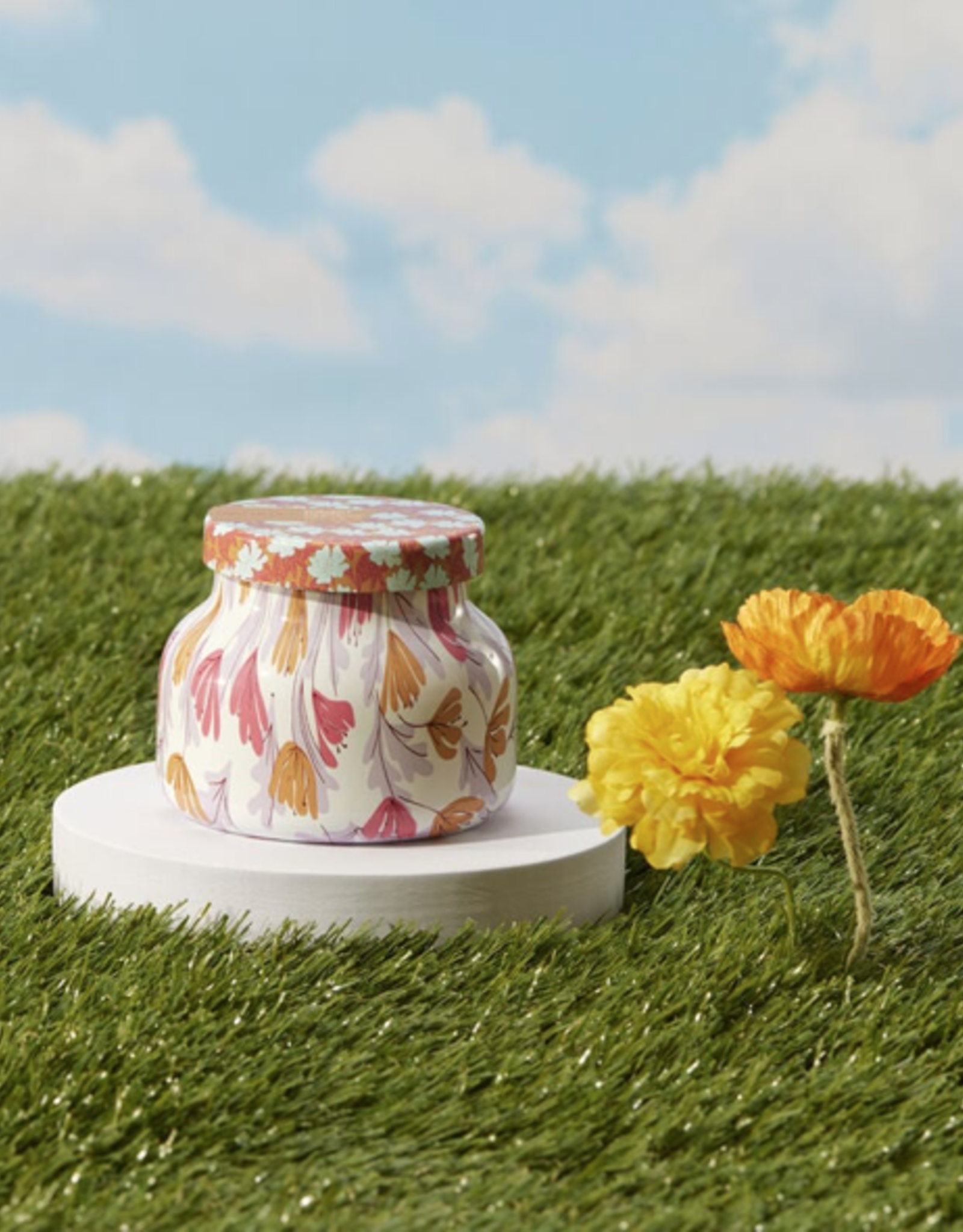 Candle Pattern Play 8oz Pineapple Flower