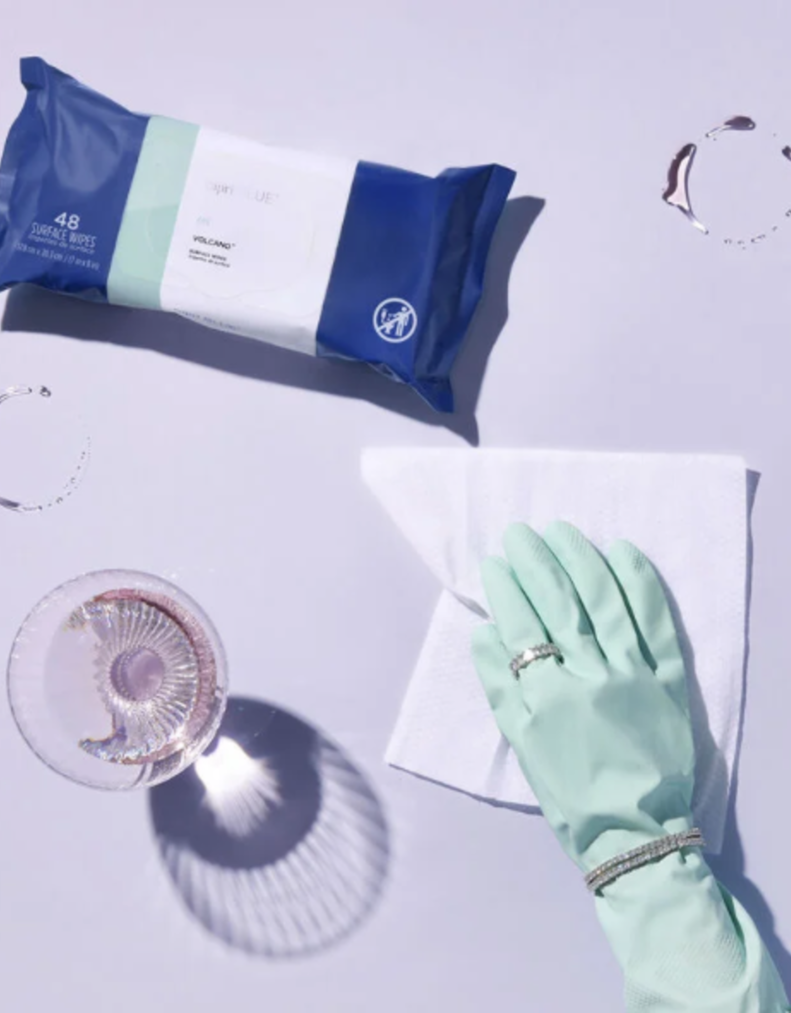 Surface Wipes Volcano