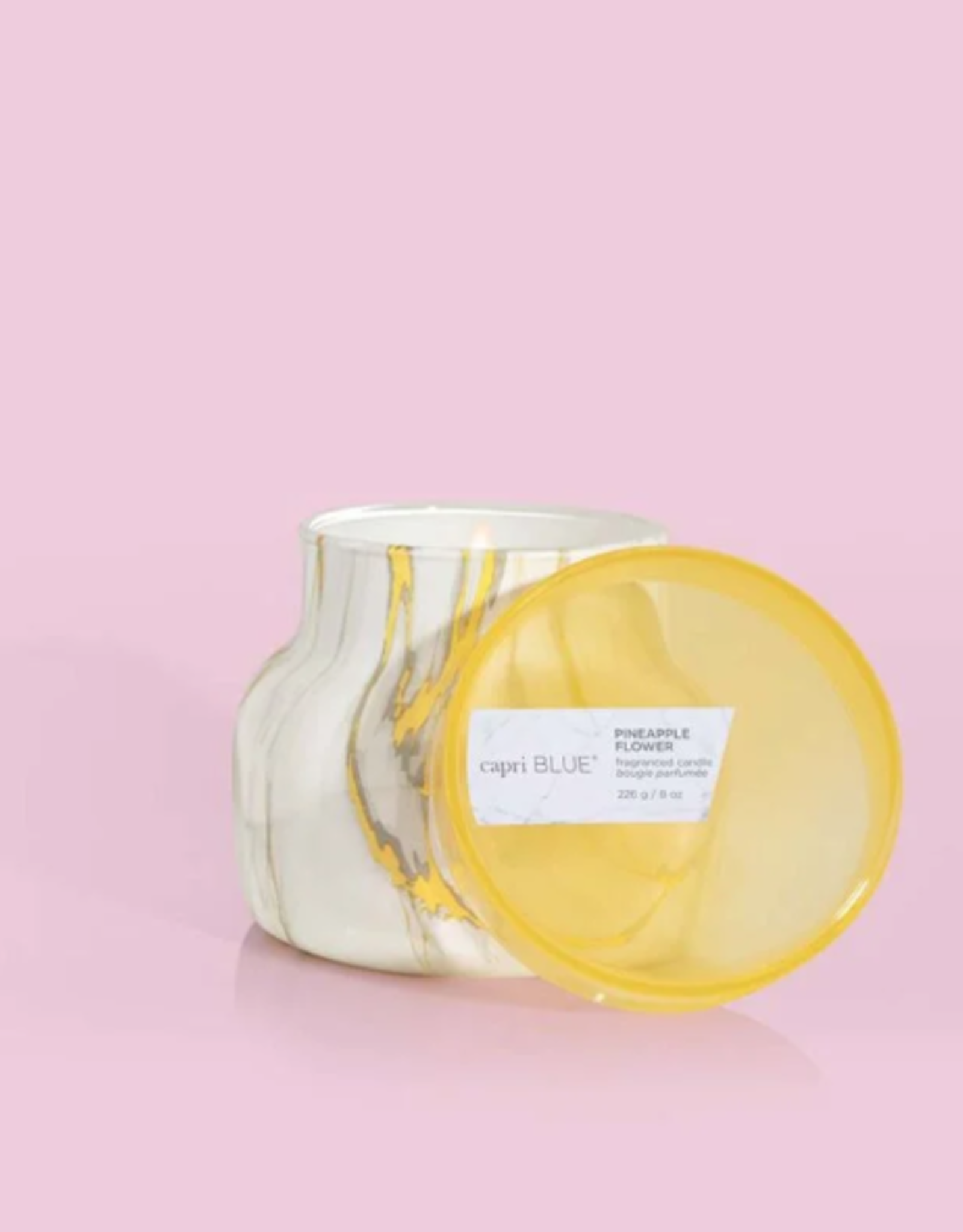 Candle 8 Mod Marble Pineapple Flower