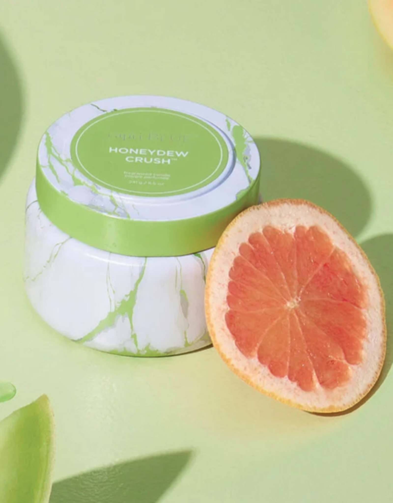 Candle 8.5 Travel Tin Mod Marble Honeydew Crush
