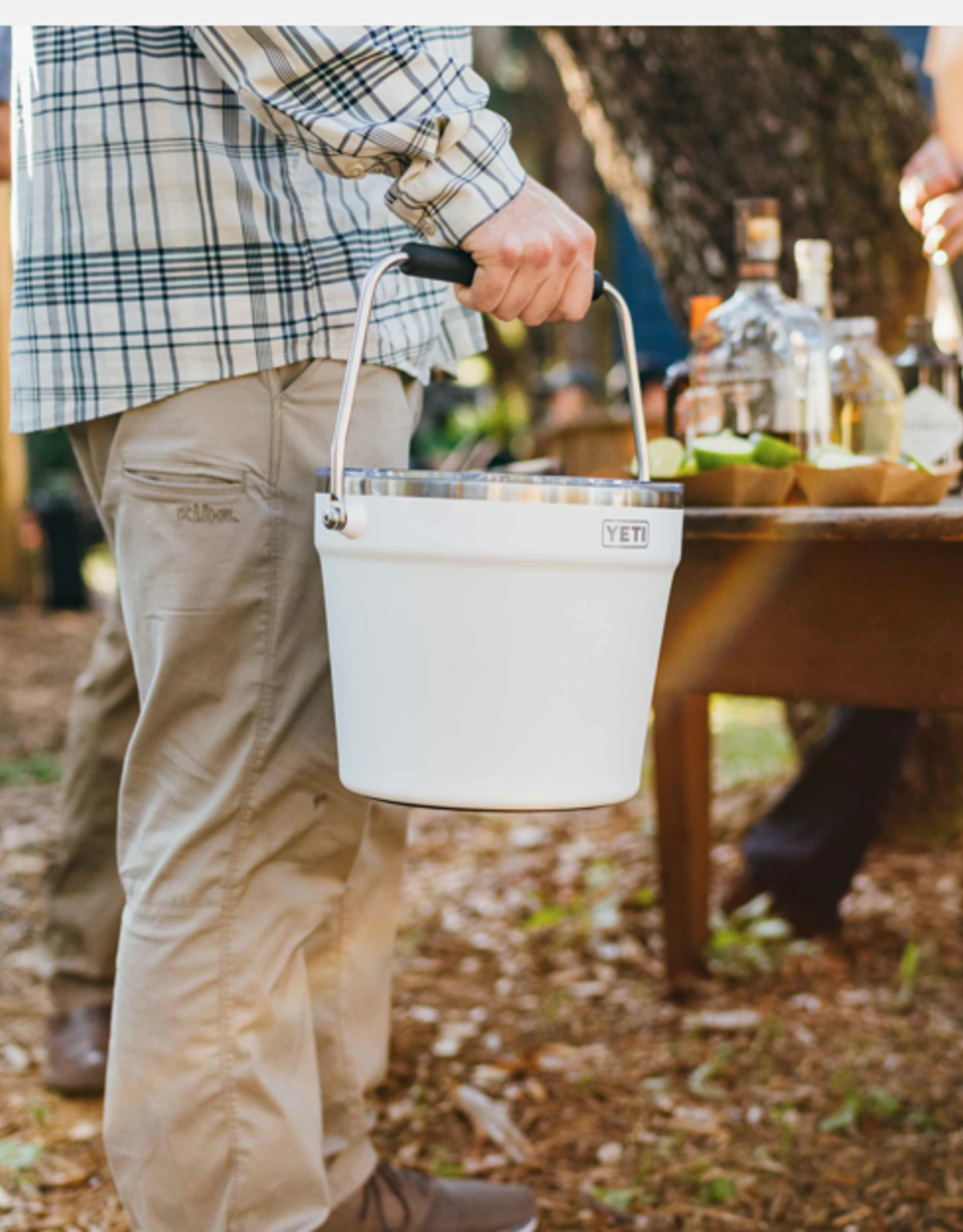 Rambler Beverage Bucket White