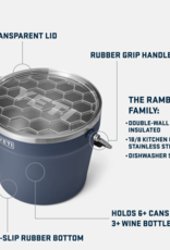 Rambler Beverage Bucket White