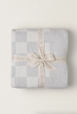 Cozychic Cotton Checkered Throw Gray/Cream