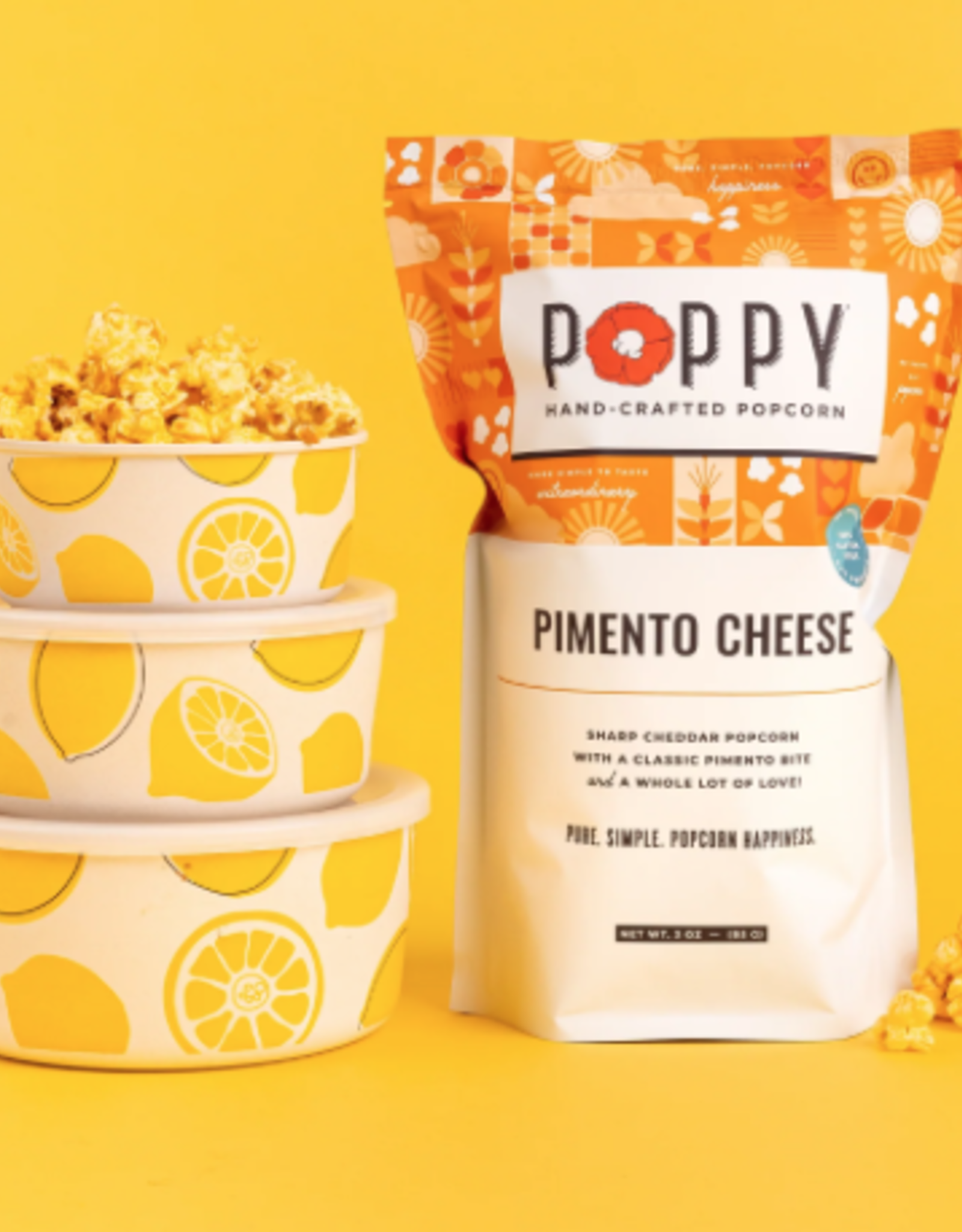Poppy Hand-Crafted Popcorn Popcorn Pimento Cheese