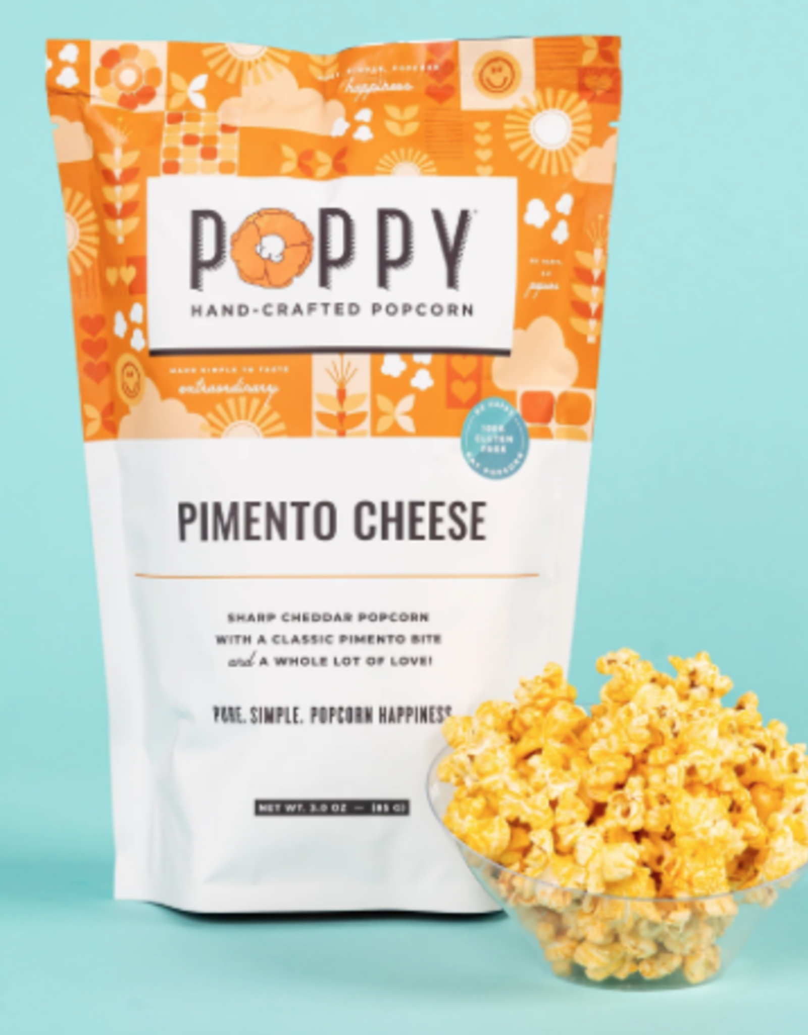 Poppy Hand-Crafted Popcorn Popcorn Pimento Cheese