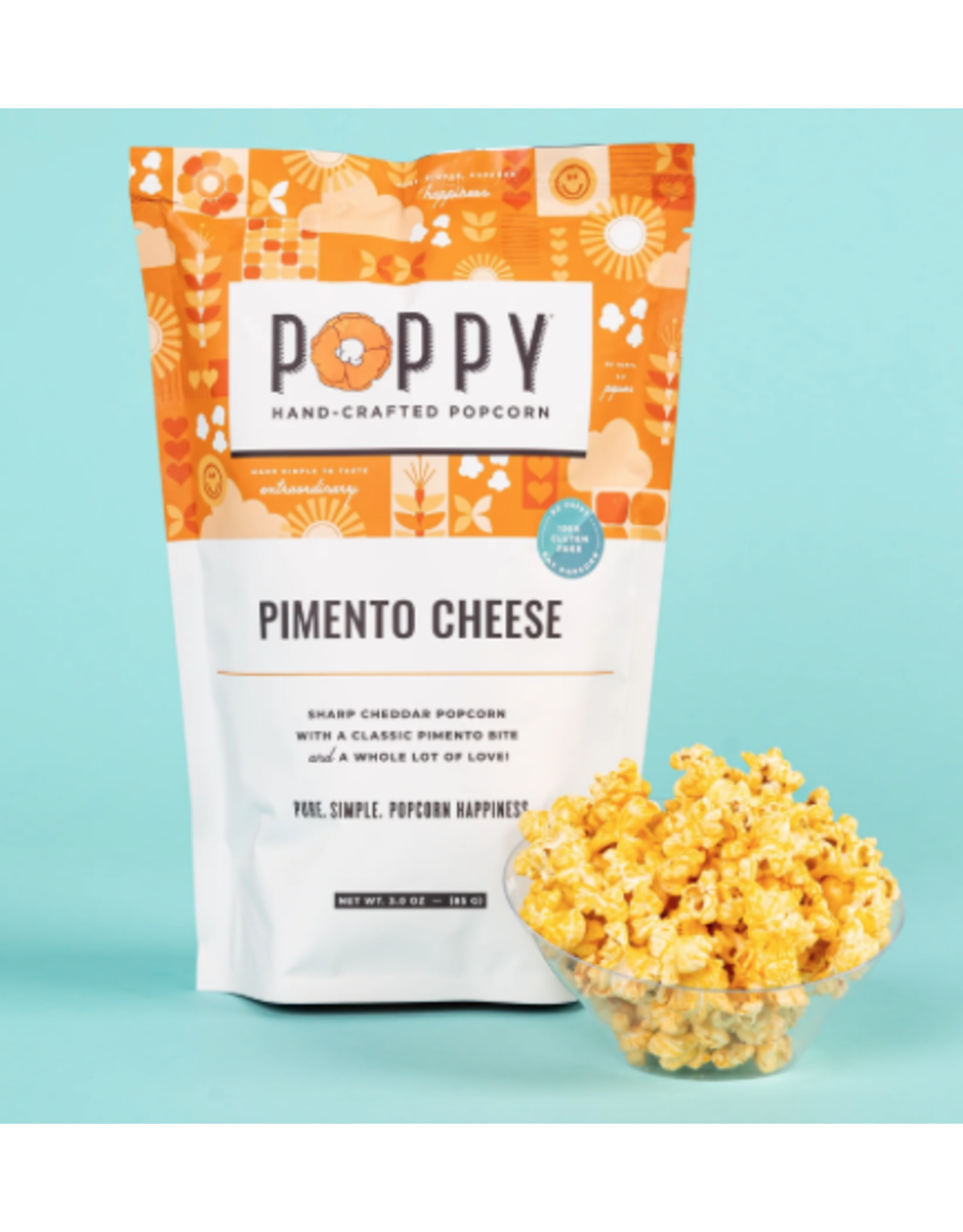 Poppy Hand-Crafted Popcorn Popcorn Pimento Cheese