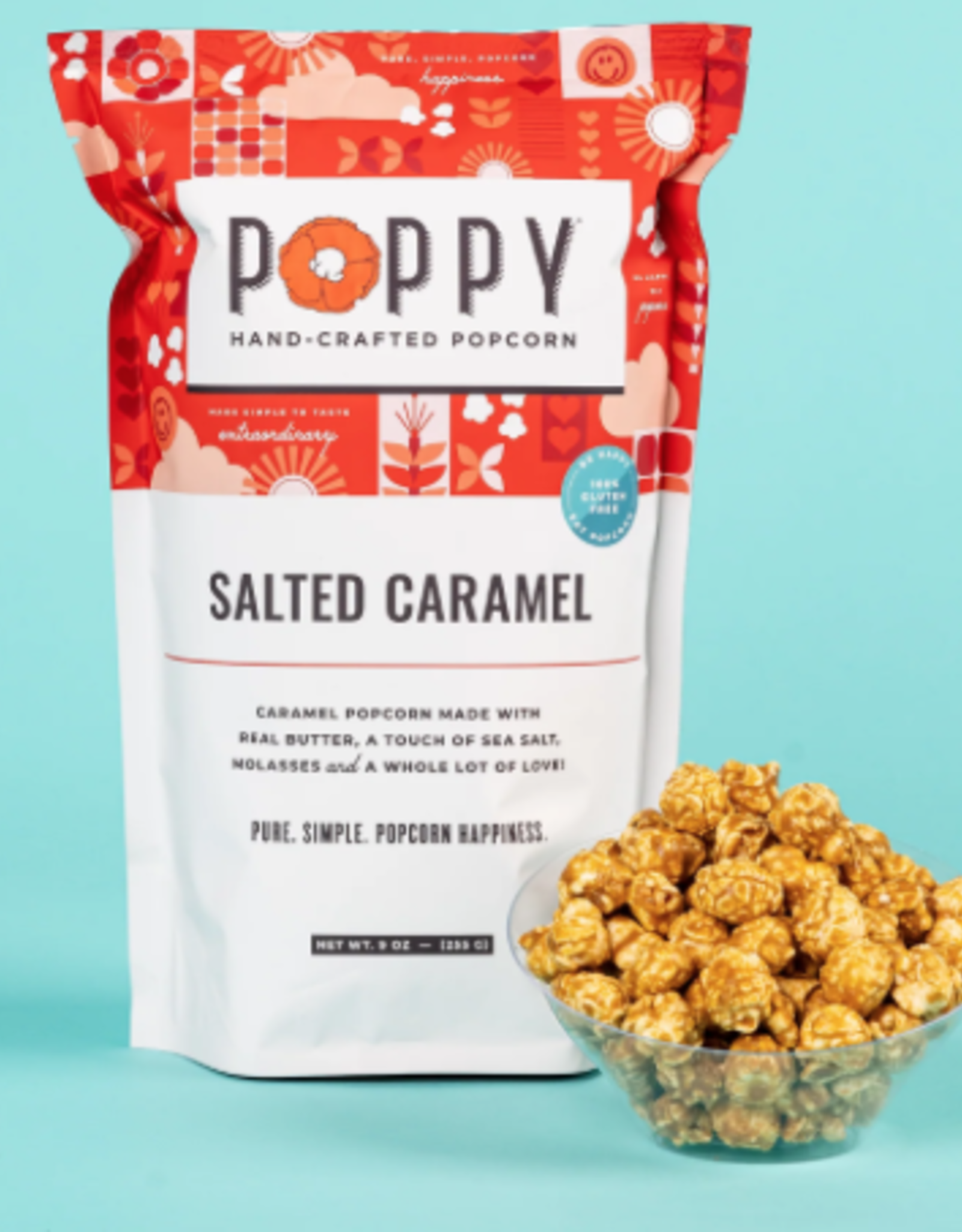 Poppy Hand-Crafted Popcorn Popcorn Salted Caramel