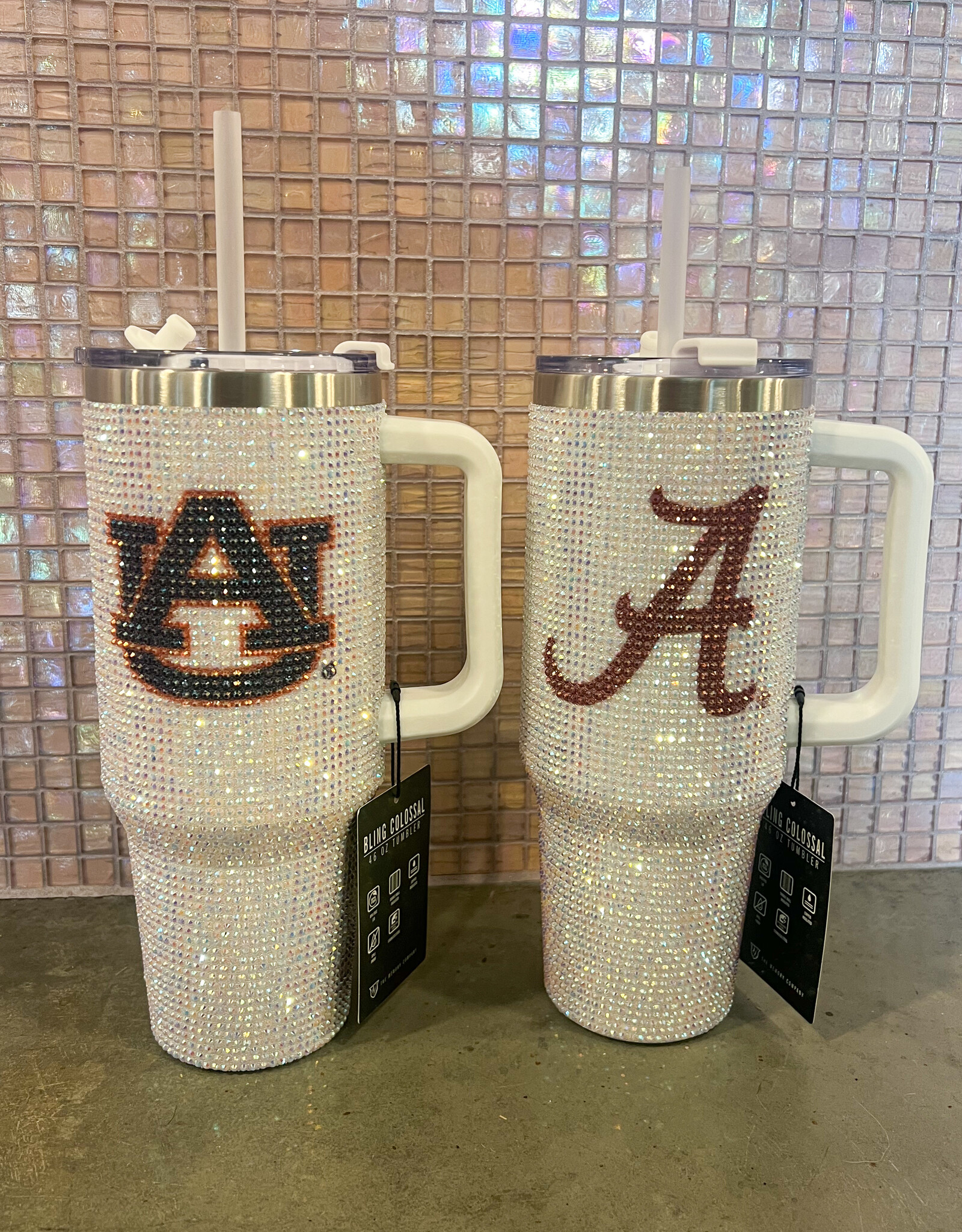 The Memory Company Bejeweled Auburn Tumbler 46oz
