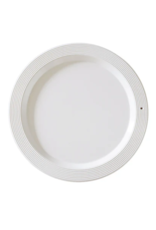 Melamine Round Platter Pinstripes