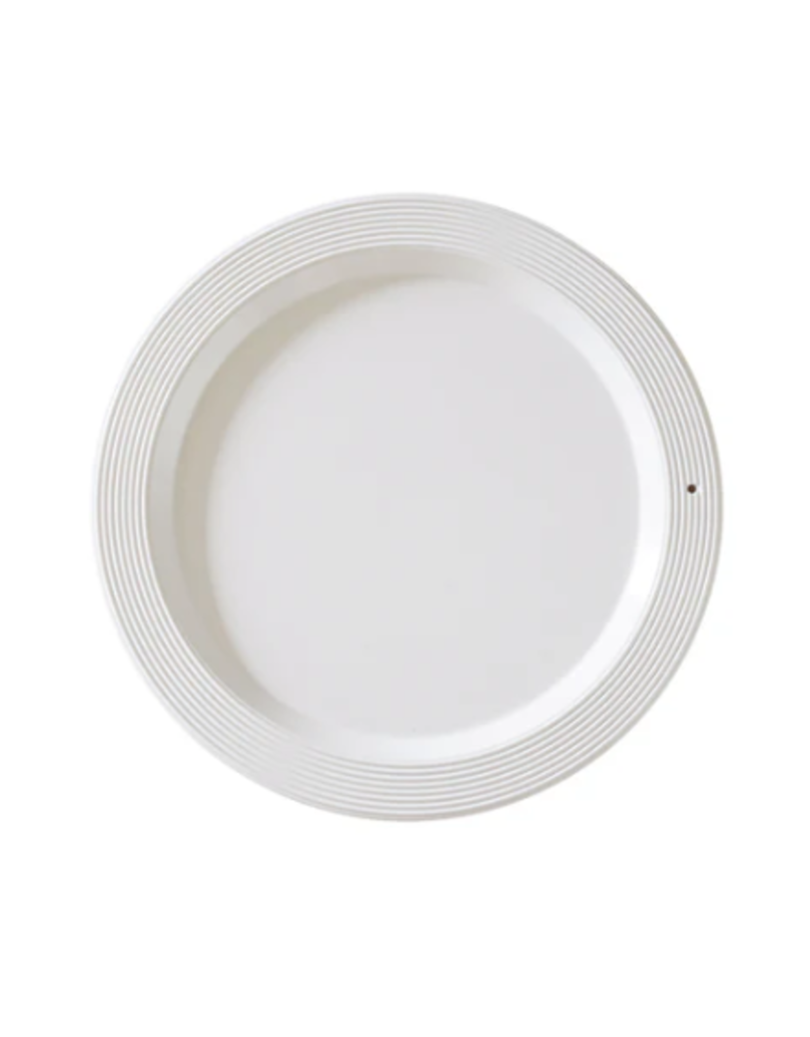 Melamine Round Platter Pinstripes