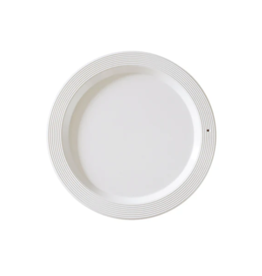 Melamine Round Platter Pinstripes
