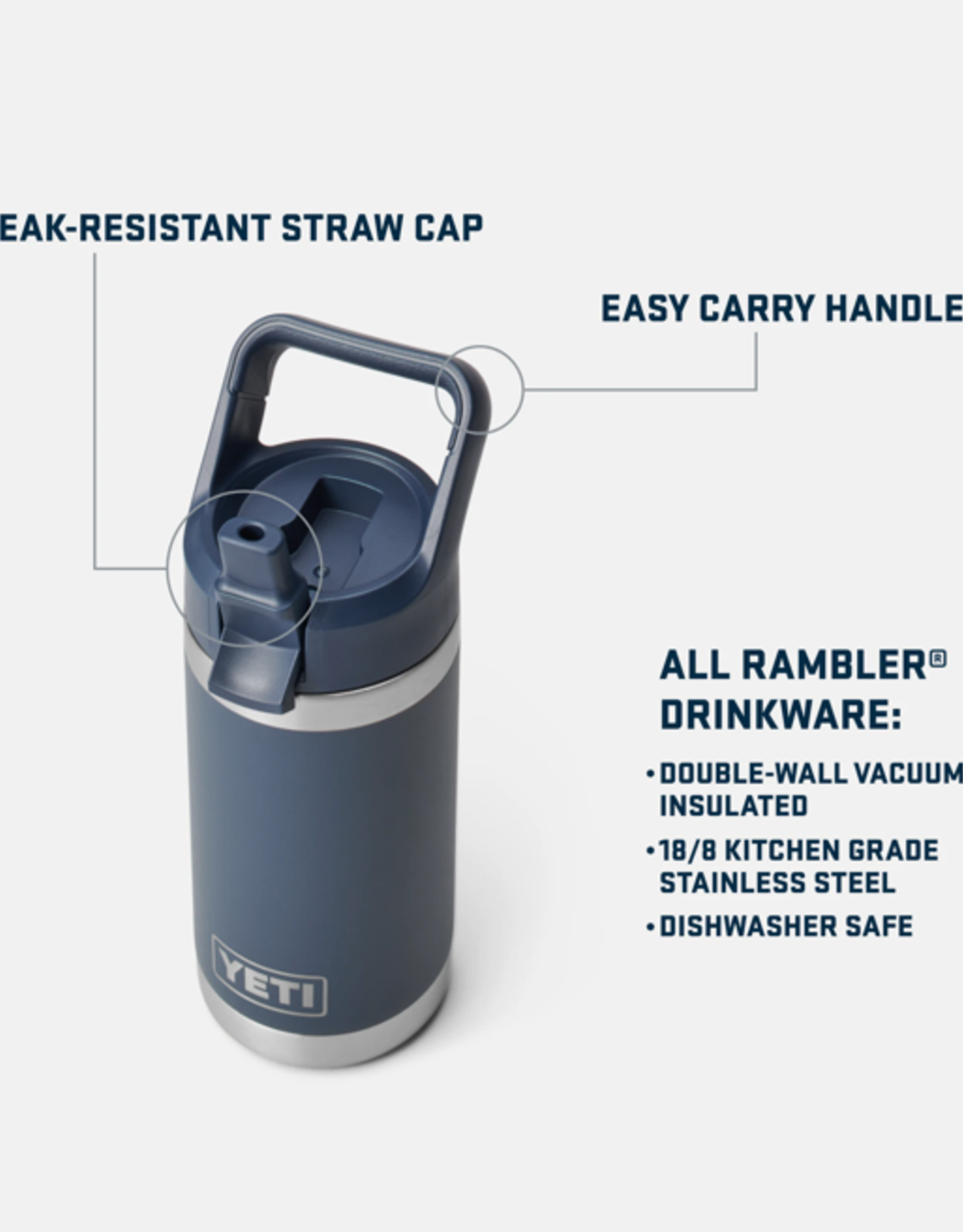 Rambler 12oz Bottle Agave Teal