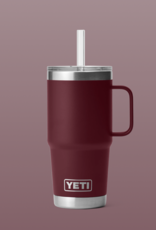 Rambler 25oz Straw Mug Wild Vine Red
