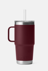 Rambler 25oz Straw Mug Wild Vine Red
