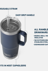 Rambler 25oz Straw Mug Wild Vine Red