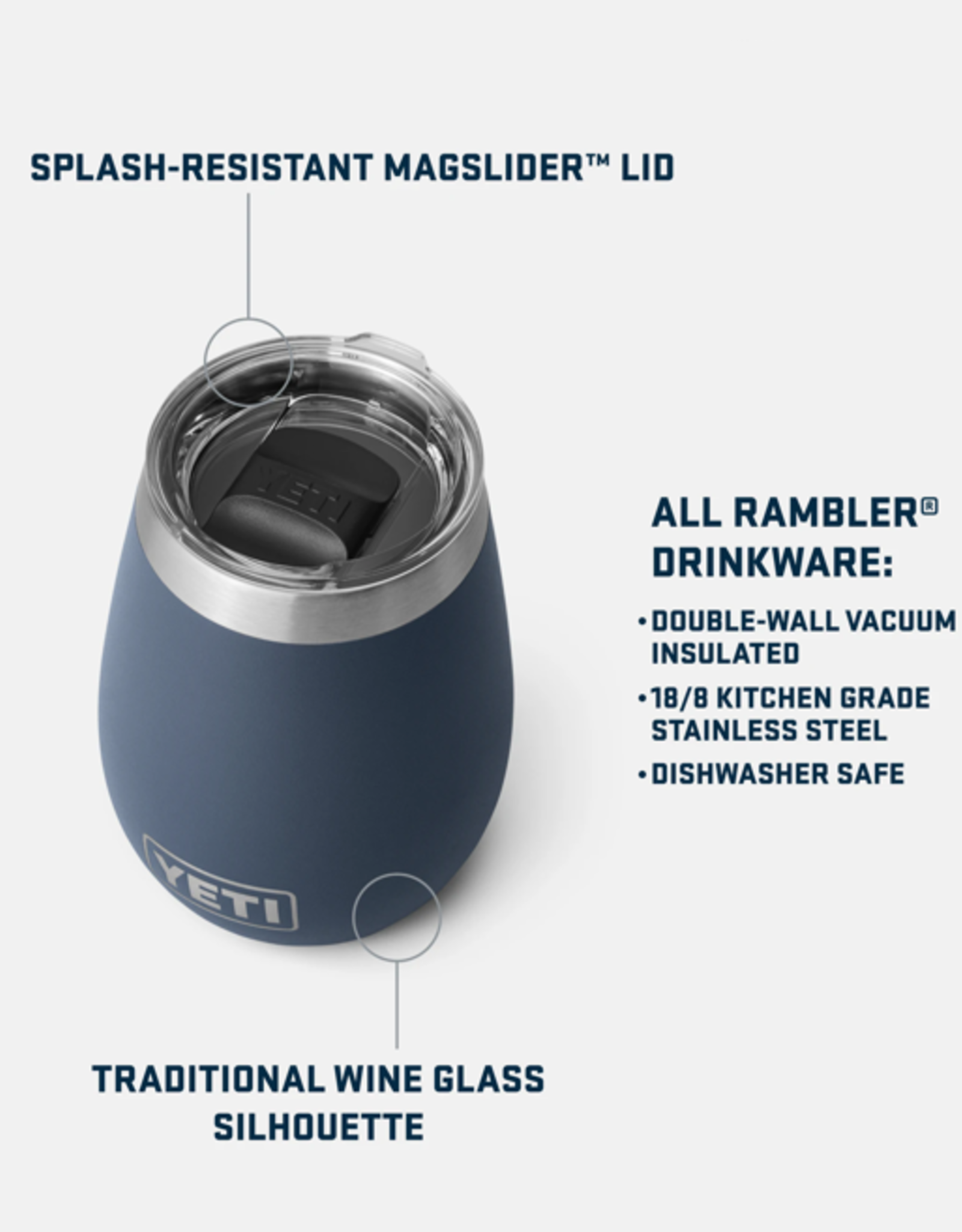 Rambler 10oz Wine Tumbler Key Lime