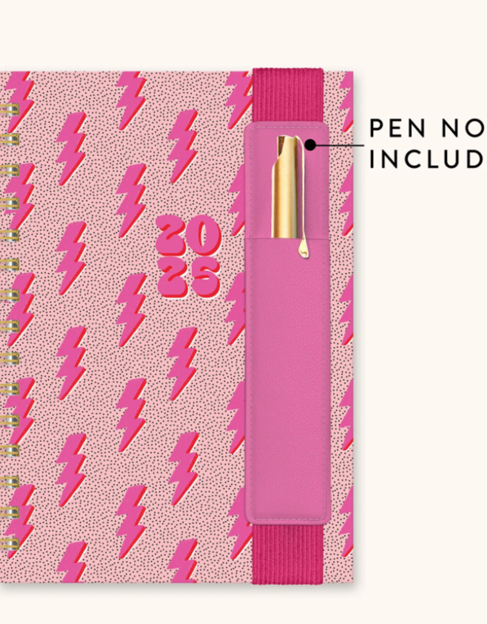 Oliver Notebook w/ Pen Pocket Charged Up