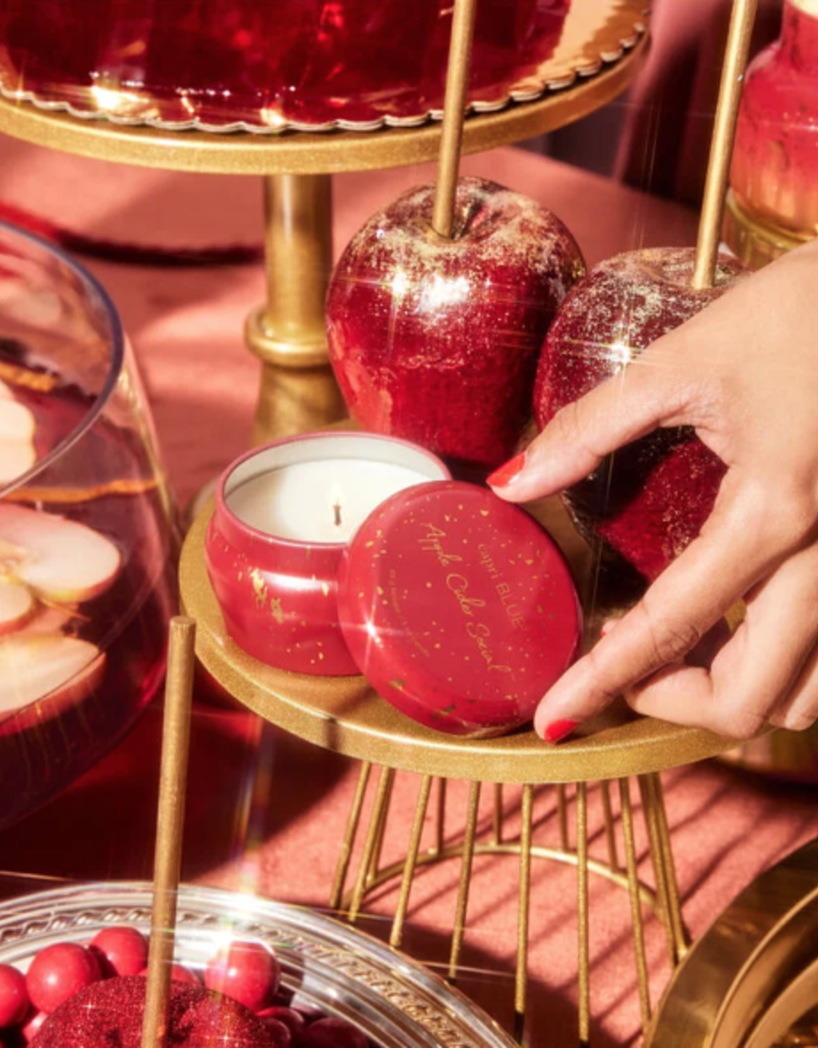 Candle 3 Mini Glimmer Tin Apple Cider Social
