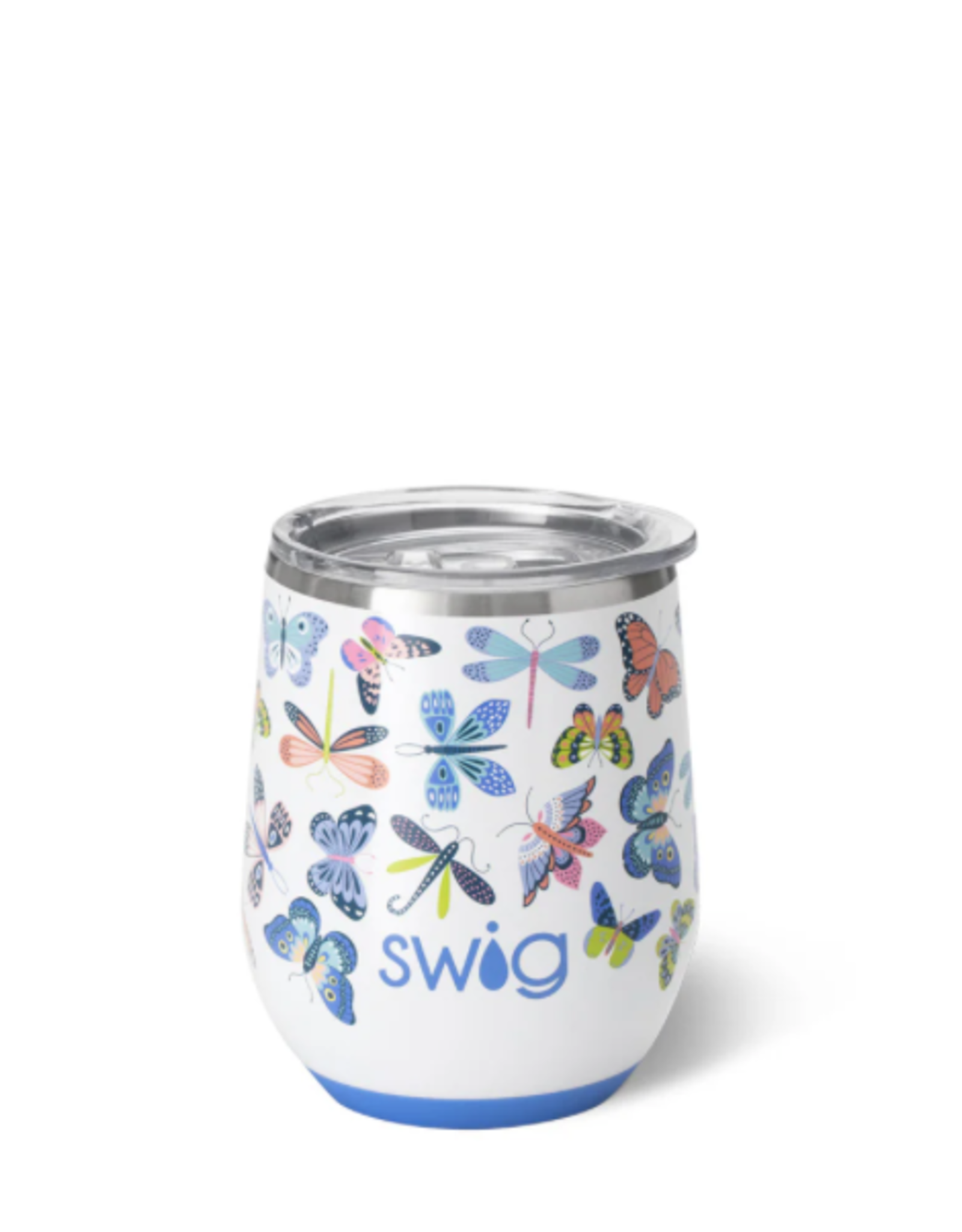 Swig Butterfly Bliss Stemless Wine Cup 12oz