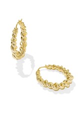 Haisley Hoop Earrings Gold