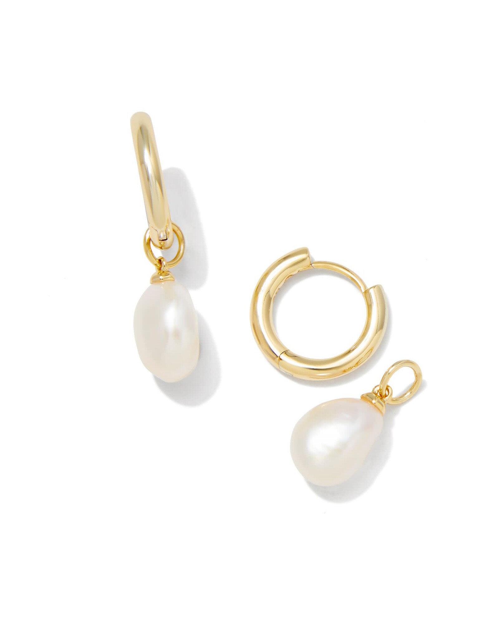 WILLA PEARL HUGGIE EARRINGS