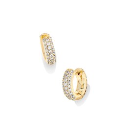 MIKKI PAVE HUGGIE EARRINGS MIKKI PAVE HUGGIE EARRINGS