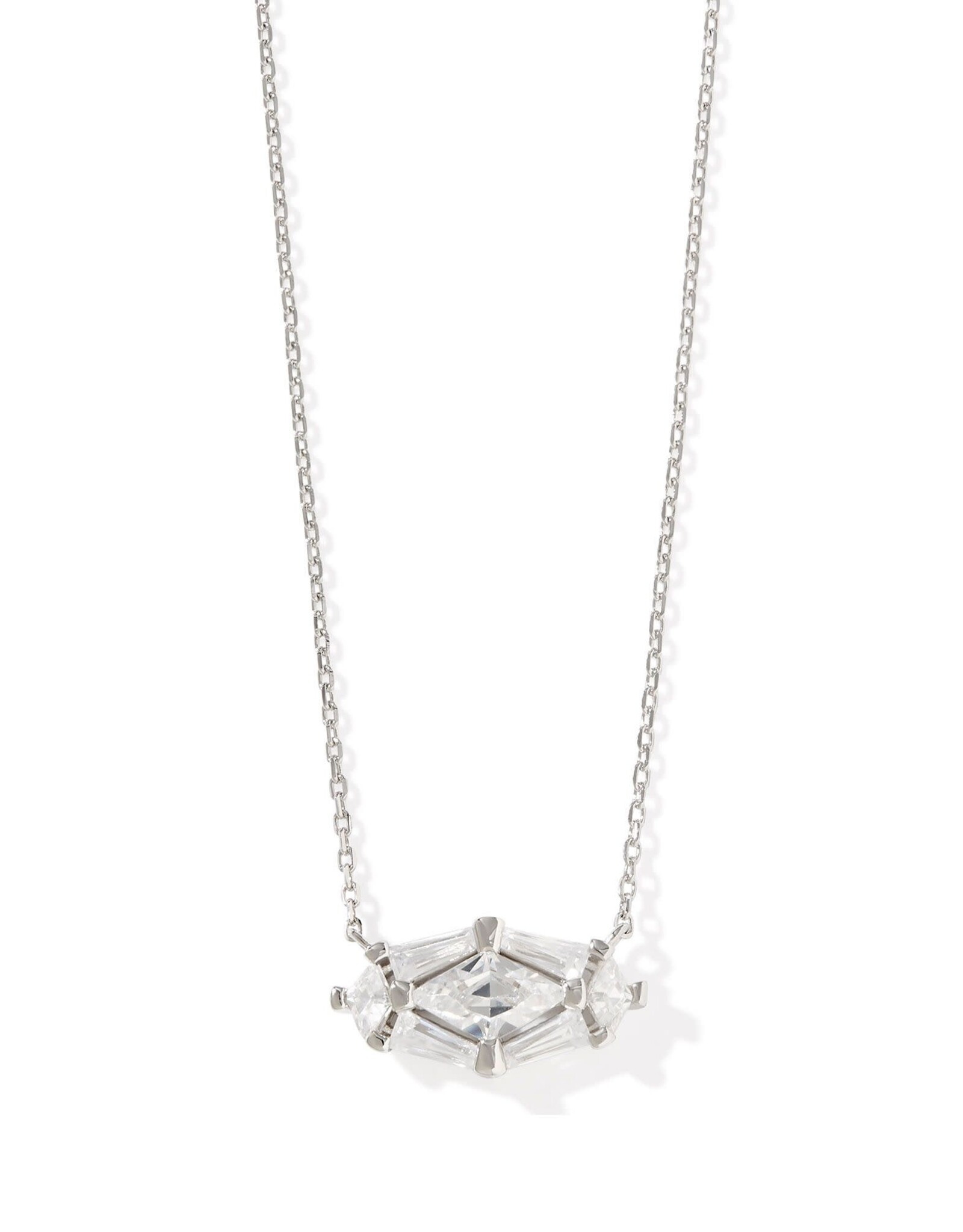 Lindy Rae Elisa Silver Short Pendant Necklace