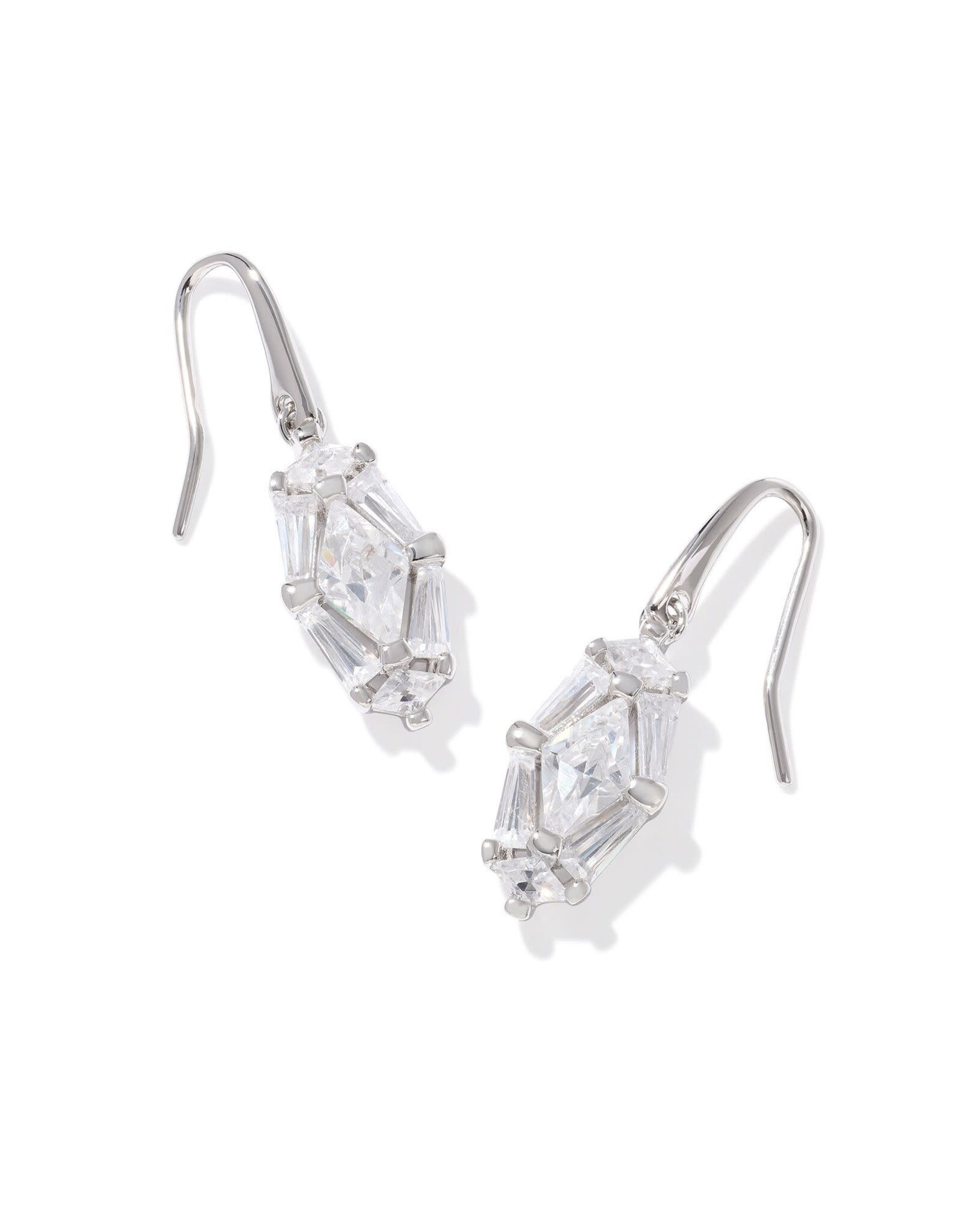 Lindy Rae Lee Silver Drop Earrings