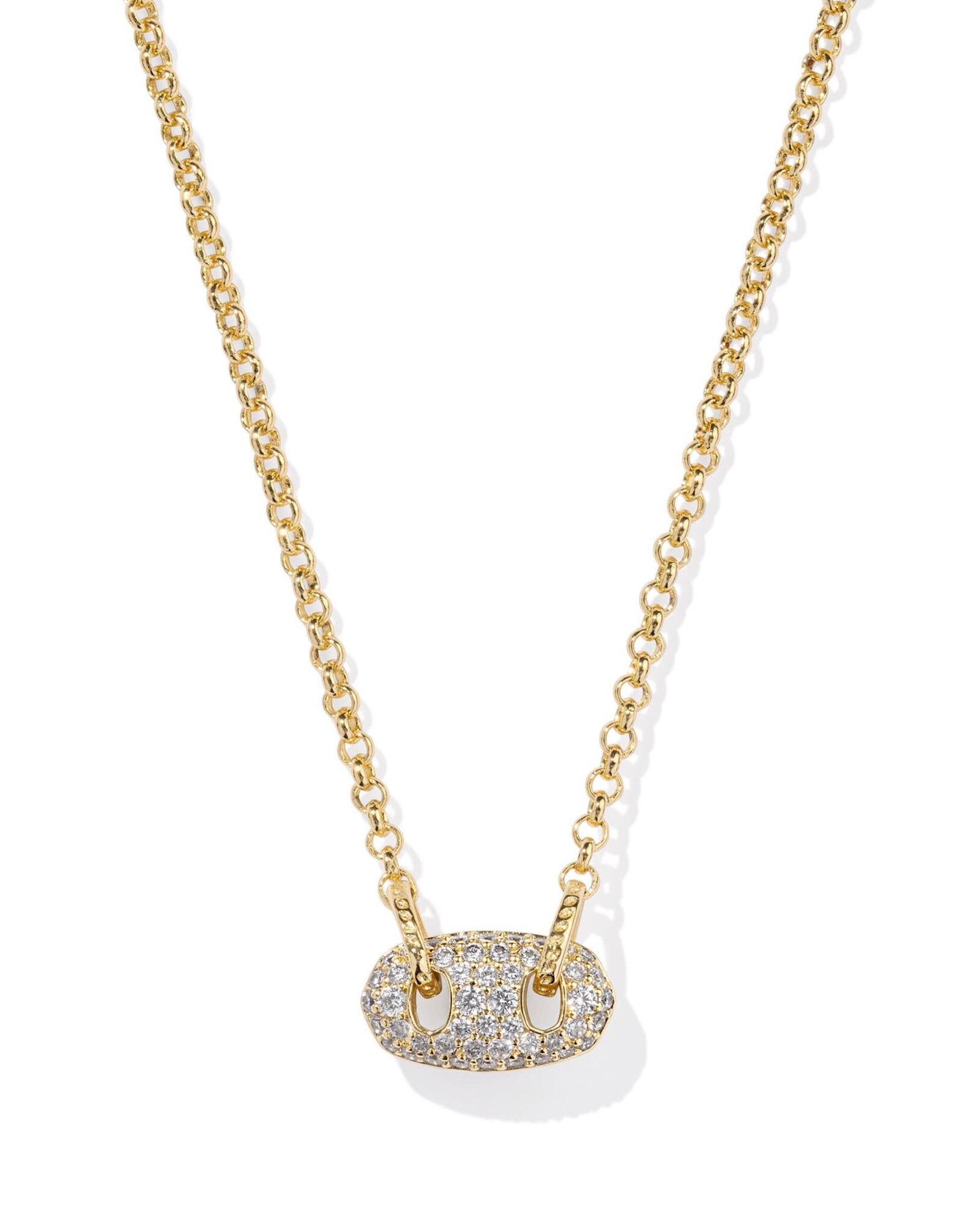 Bailey Pave Short Pendant Necklace