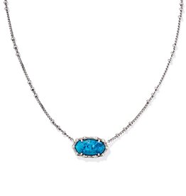 Elisa Bamboo Frame Short Pendant Necklace
