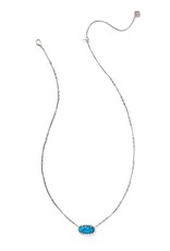 Elisa Bamboo Frame Short Pendant Necklace