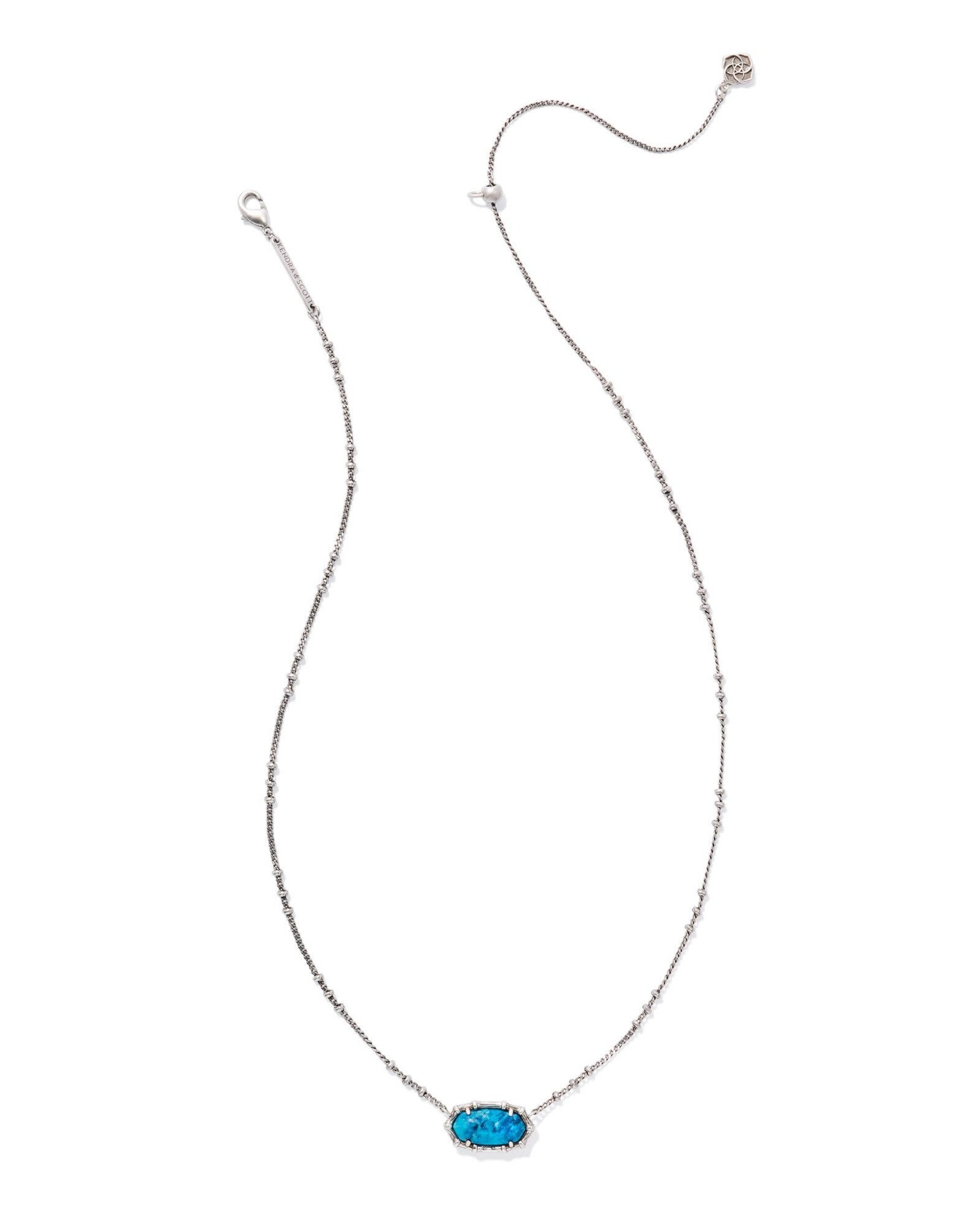Elisa Bamboo Frame Short Pendant Necklace