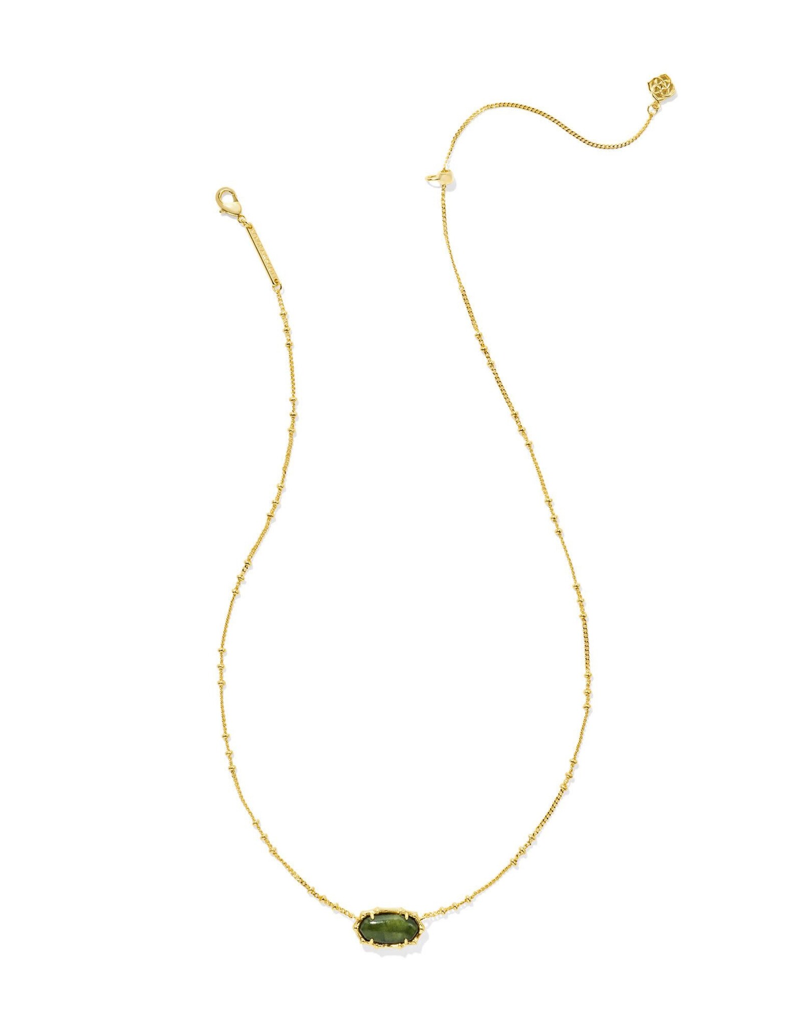 Elisa Bamboo Frame Short Pendant Necklace