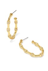 MAURA BAMBOO HOOP EARRINGS